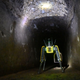 Boston Dynamics’ Spot menacingly inspecting a tunnel in Pompeii this summer.